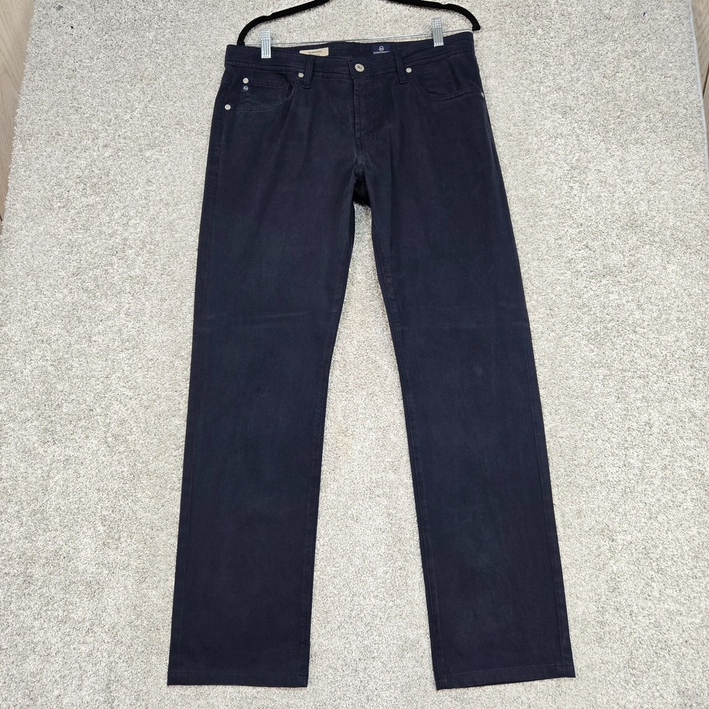 AG Adriano Goldschmied Pants Mens 32x32 (33x31) Navy blue The Graduate Tailored